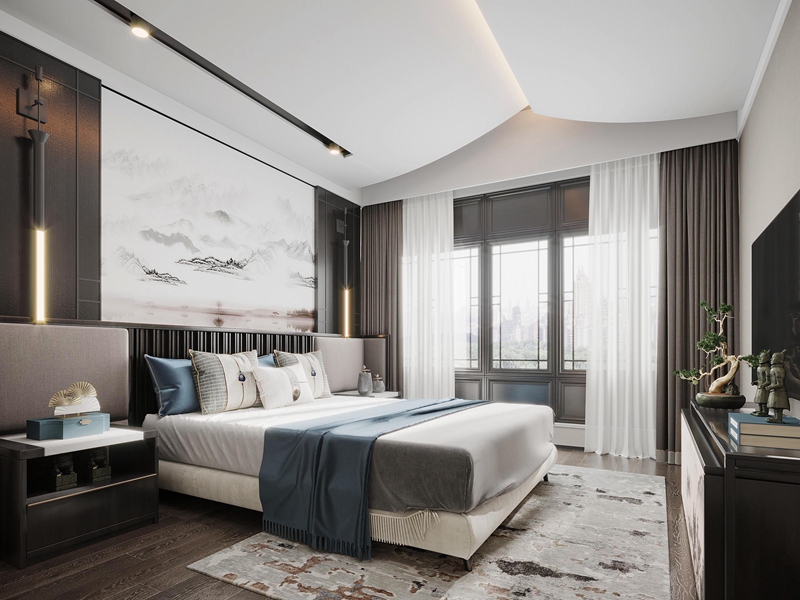 中式風(fēng)臥室